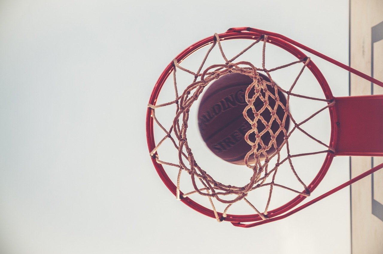 basket, hoop, basketball